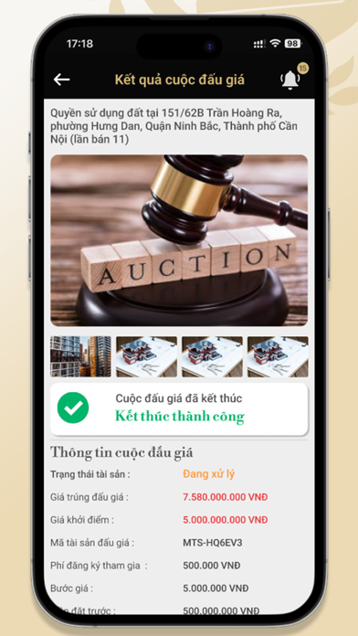 DGV Auction Screenshot