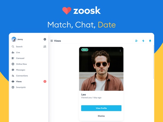 Zoosk - 独身男女用No.1 デートアプリのおすすめ画像1