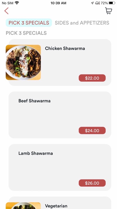 Sidra Restaurant Screenshot