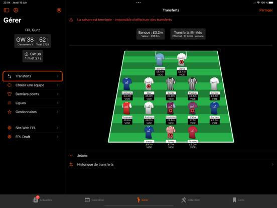 Screenshot #4 pour FPL Fantasy Football Manager
