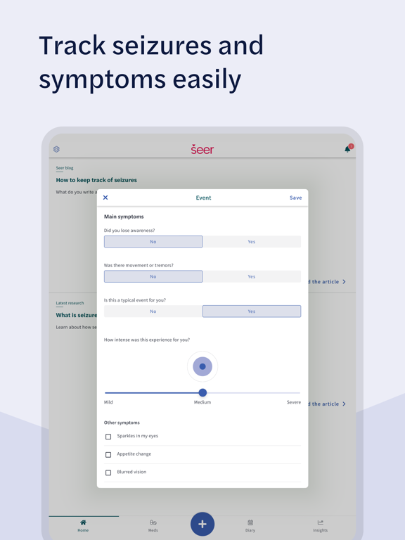 Screenshot #5 pour Seer – Epilepsy Management
