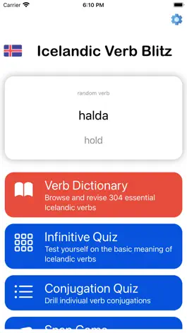 Game screenshot Icelandic Verb Blitz mod apk