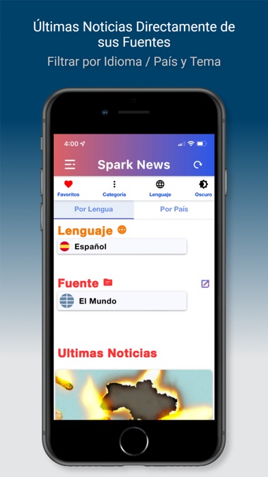 Spark News Lite – News Feed Screenshot