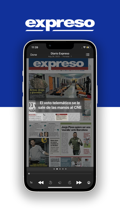 Diario Expreso Ecuador Screenshot