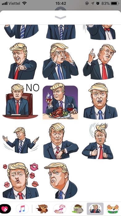 Screenshot #3 pour Mr Trump Emoji Funny Stickers