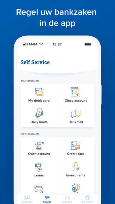 Hakrinbank Mobile Banking Screenshot