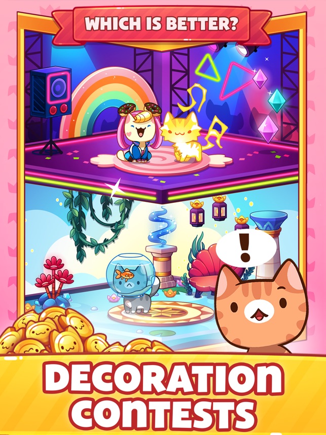 GamingDose - Cat Game - The Cats Collector! . iOS :  .apple.com/nz/app/cat-game-the-cats-collector/id1125011102 . Android 