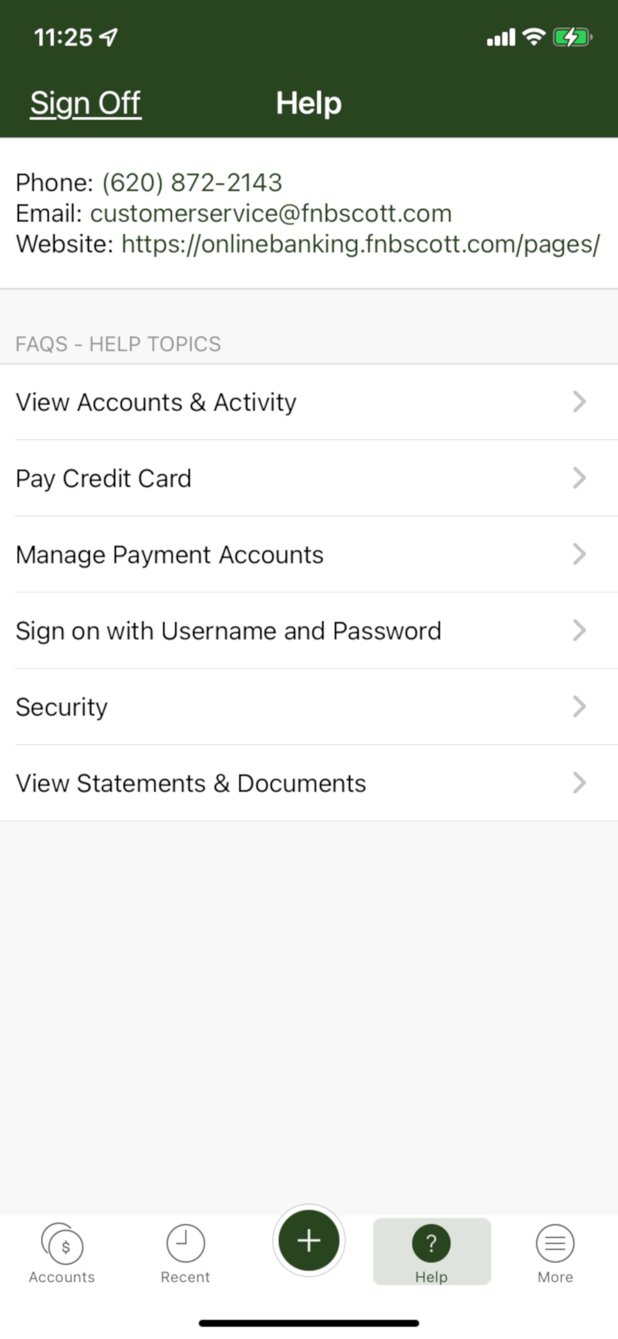FNB-Scott City Credit Card screenshot 5