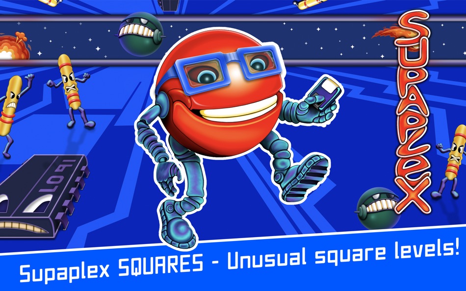 #1. Supaplex SQUARES (macOS) 由: Danila Gorozhanin