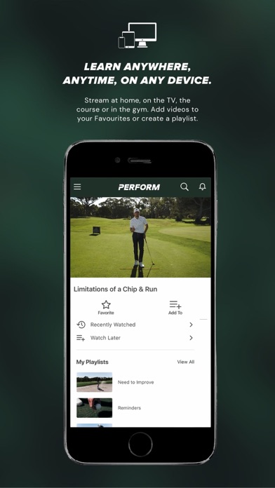 Perform Golf Screenshot