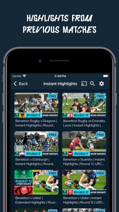URC TV: Watch Live URC Rugby Screenshot