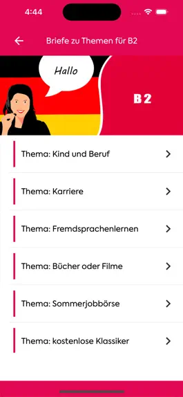 Game screenshot Brief Schreiben Deutsch Lernen apk