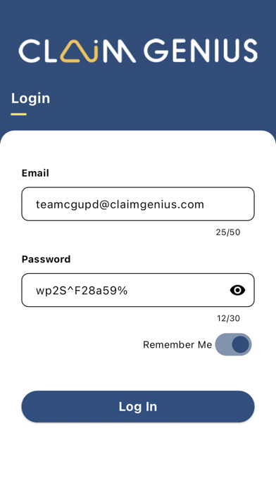 GeniusCLAIM Screenshot