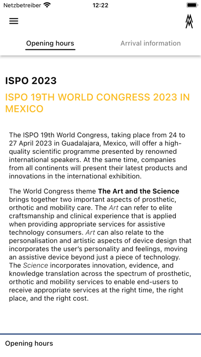 ISPO World Congress Screenshot