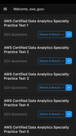 Game screenshot AWS DAS-C01 Certification Exam apk