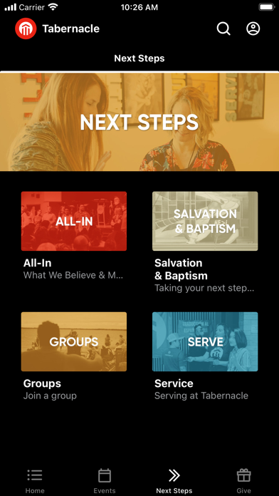 Tabernacle Family Screenshot
