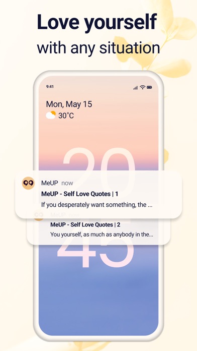 MeUP - Self love quotes Screenshot