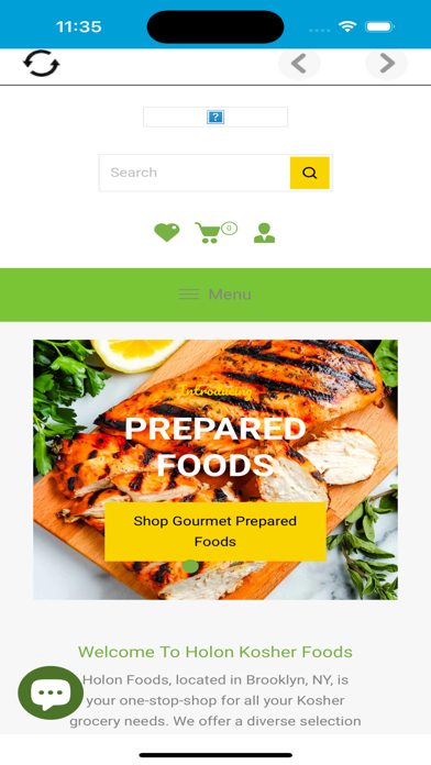 Holon Foods Screenshot