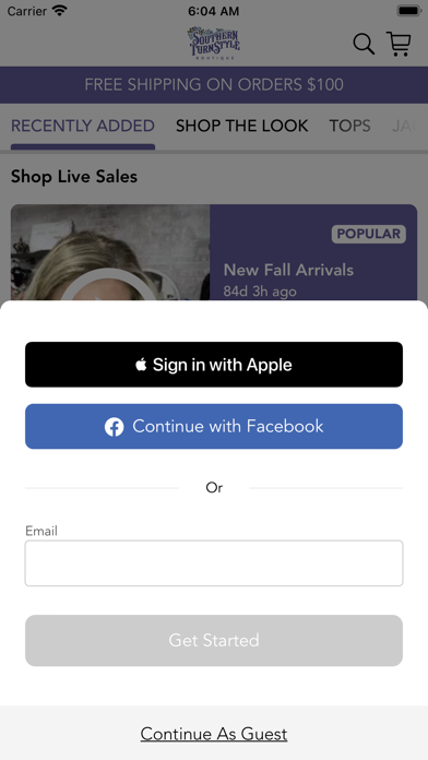 Southern TurnStyle Boutique Screenshot
