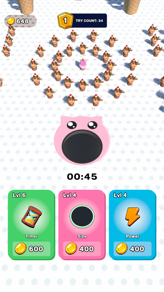 Hole and Sweets Dessert Eater