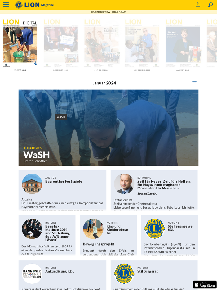 Das LION-Magazin Deutsche