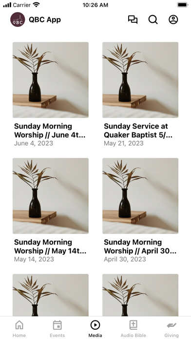 Quaker Baptist Church –Bedford Screenshot