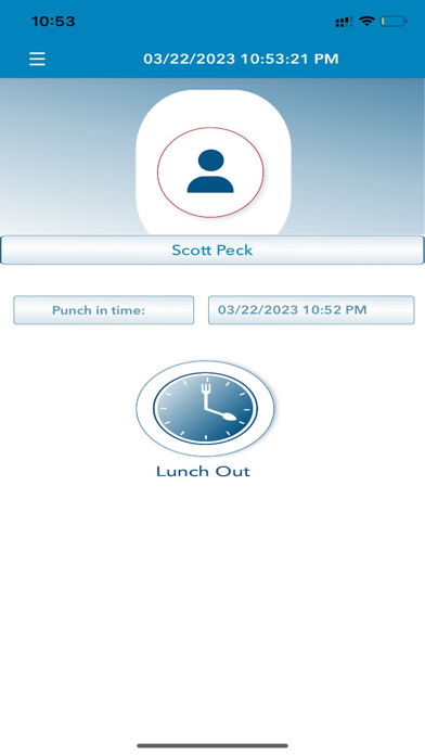 HR TimeClock Screenshot