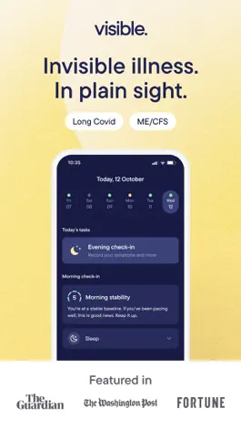 Game screenshot Visible: Long Covid & ME/CFS mod apk