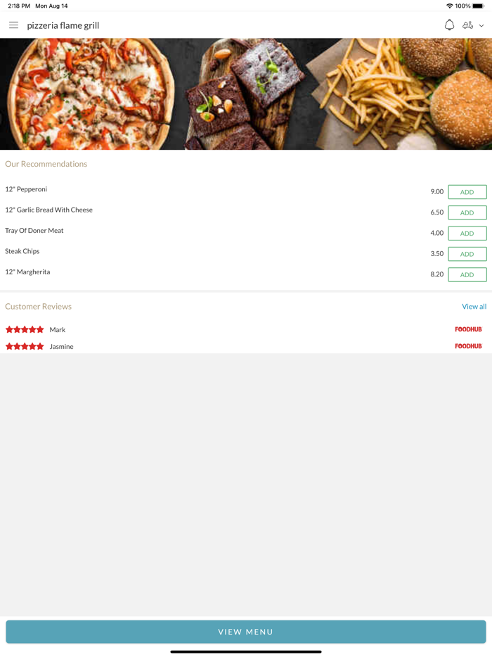 Pizzeria Flame Grill