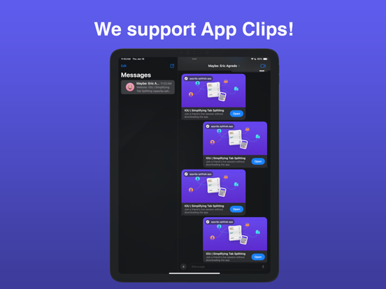 IOU: Easily Split Your Tab iPad screenshot 6 - Utilities app
