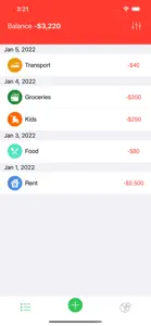 Spendify: Expense Tracker screenshot #1 for iPhone