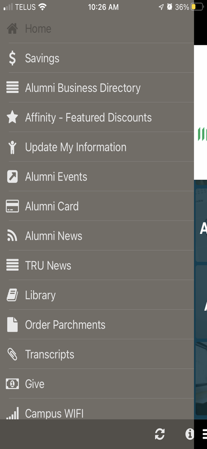 TRU Alumni App