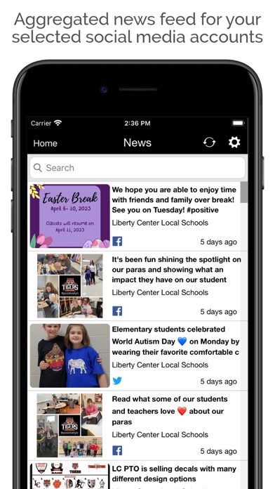 Liberty Center Schools Screenshot
