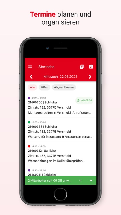 TIME4 - Zeiterfassung Handwerk