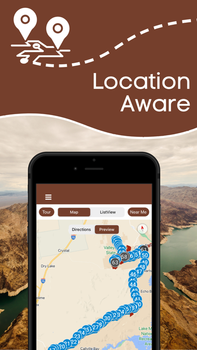 Lake Mead Self-Guided GPS Tour Screenshot