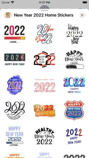 new year 2022 home stickers iphone screenshot 2