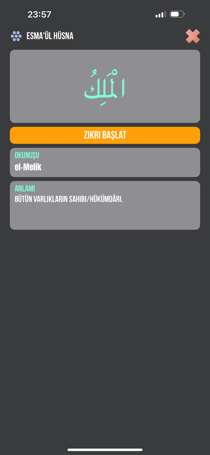 Esmaül Hüsna - Tesbihat