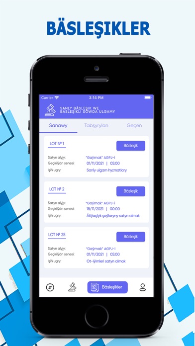 Bäsleşik we Bäsleşikli söwda Screenshot