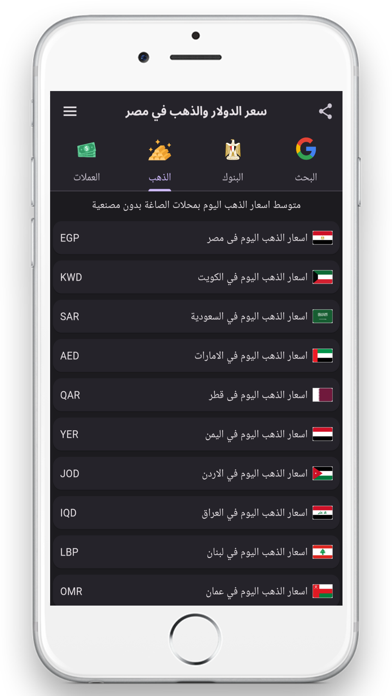سعر الدولار والذهب في مصر Screenshot