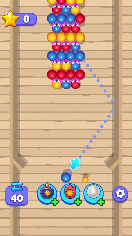 #6. Bubble Fall 3D (iOS) 由: Voodoo
