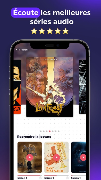 Screenshot #1 pour BLYND - Séries audio, podcast