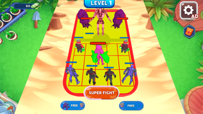 Superhero Merge Monster Fight Screenshot