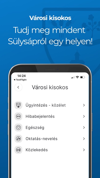 CityApp Sülysáp Screenshot