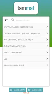 tammat soru Çözümleri iphone screenshot 2