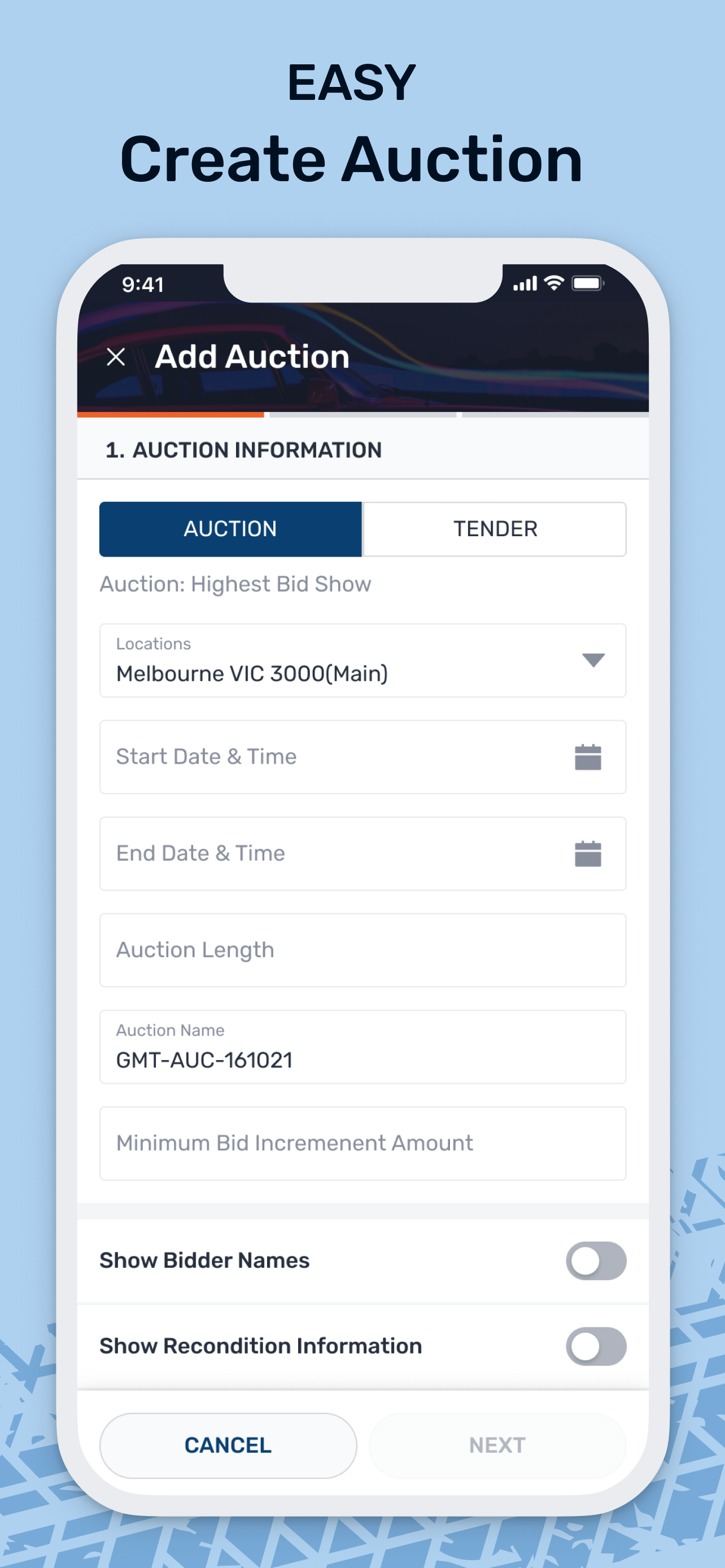 AutoVal Auction