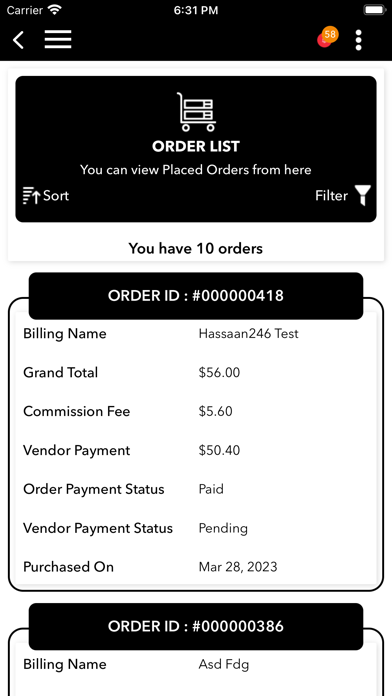 Magenative Grocery Seller app Screenshot
