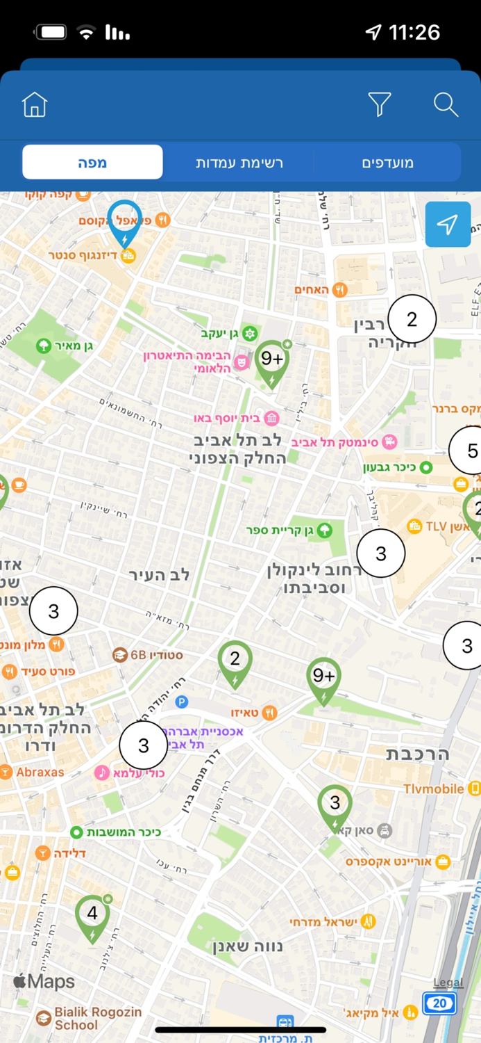 עמדות טעינה לרכב חשמלי EVedge