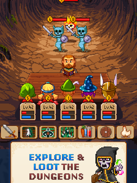 Knights of Pen & Paper 2 iPad screenshot 4 - Games app
