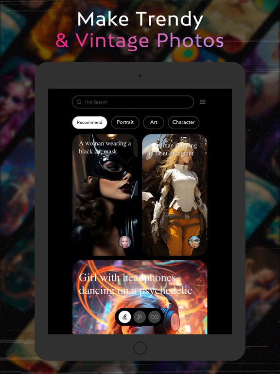 FaceAI: Face Swap & AI Avatars iPad screenshot 8 - Entertainment app