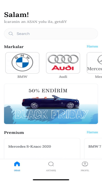 GetdiY Rent A Car Screenshot